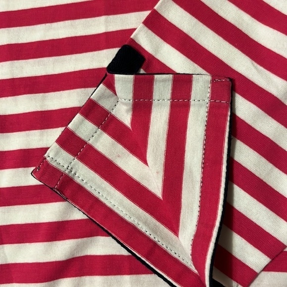 Appleseed’s t shirt , red/white stripe, sz med. - Picture 7 of 10